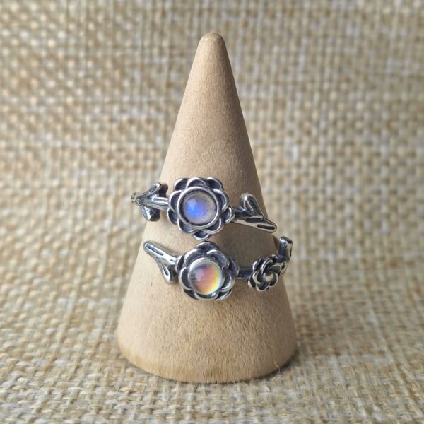 Takje met regenboog en blauwe maansteen